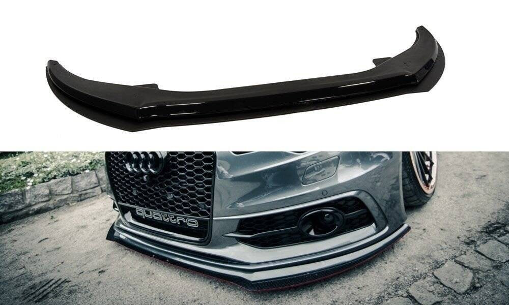 🔥SPLITTER ANTERIORE DA CORSA ADATTO PER AUDI A6 C7 S-LINE🔥