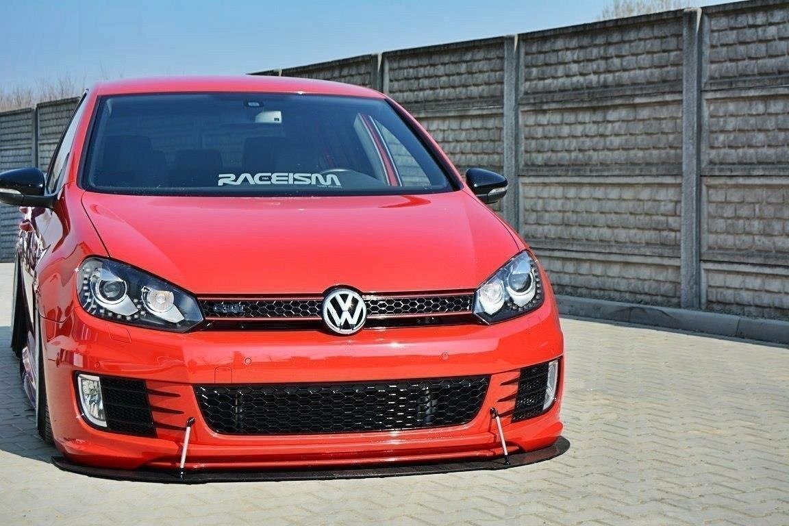 SPLITTER ANTERIORE RACING adatto per VW GOLF MK6 GTI 35TH 2008-2012