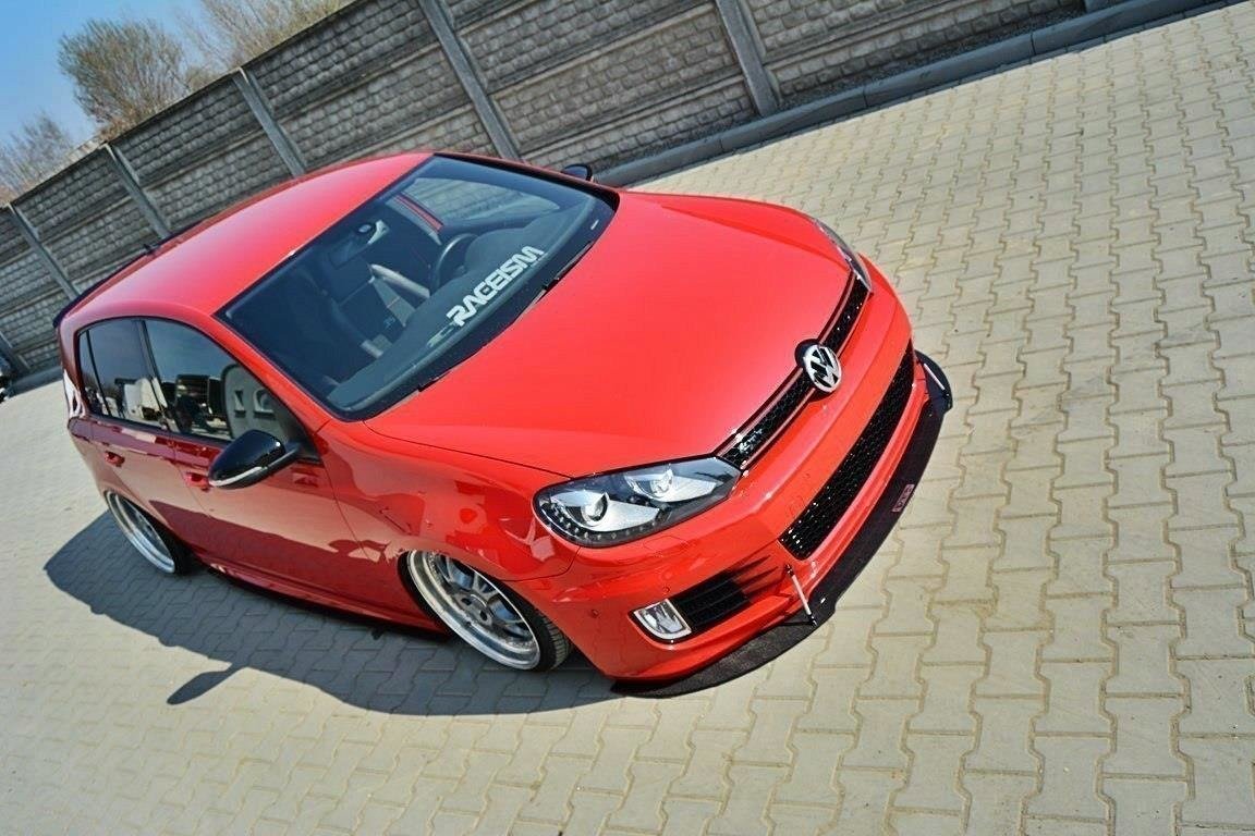 SPLITTER ANTERIORE RACING adatto per VW GOLF MK6 GTI 35TH 2008-2012