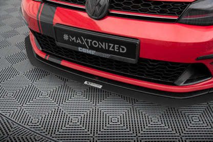 SPLITTER ANTERIORE RACING adatto per VW GOLF VII GTI CLUBSPORT 2016-2017