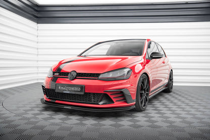 SPLITTER ANTERIORE RACING adatto per VW GOLF VII GTI CLUBSPORT 2016-2017
