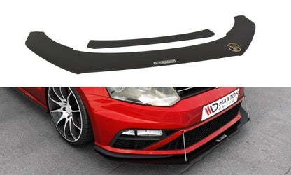 SPLITTER ANTERIORE RACING ADATTO PER VW POLO MK5 GTI FACELIFT