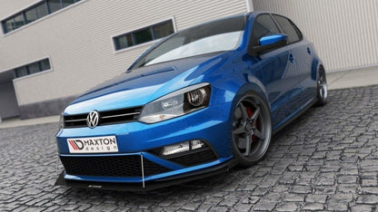 SPLITTER ANTERIORE RACING ADATTO PER VW POLO MK5 GTI FACELIFT