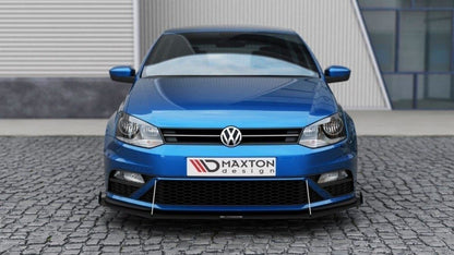 SPLITTER ANTERIORE RACING ADATTO PER VW POLO MK5 GTI FACELIFT