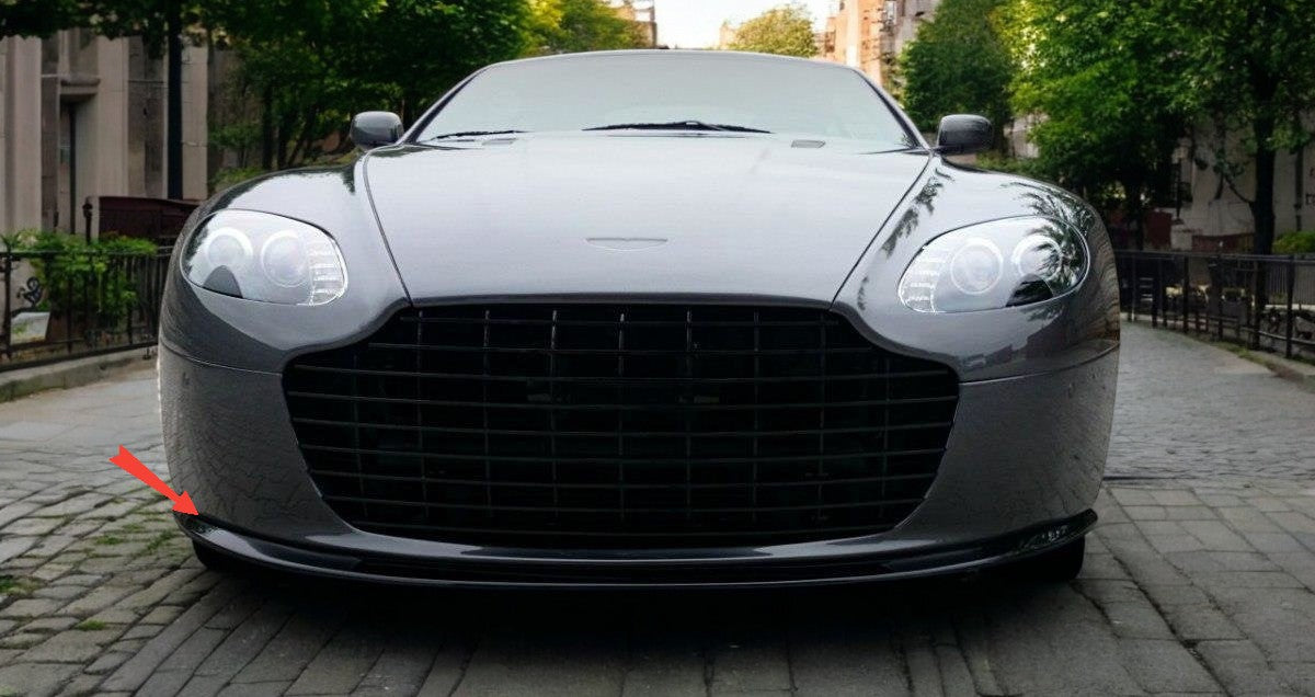 😎SPLITTER ANTERIORE ADATTO PER ASTON MARTIN V8 VANTAGE😎