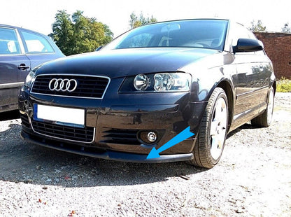 🔥SPLITTER ANTERIORE ADATTO PER AUDI A3 8P (MODELLO PREFACE) 2003-2005🔥
