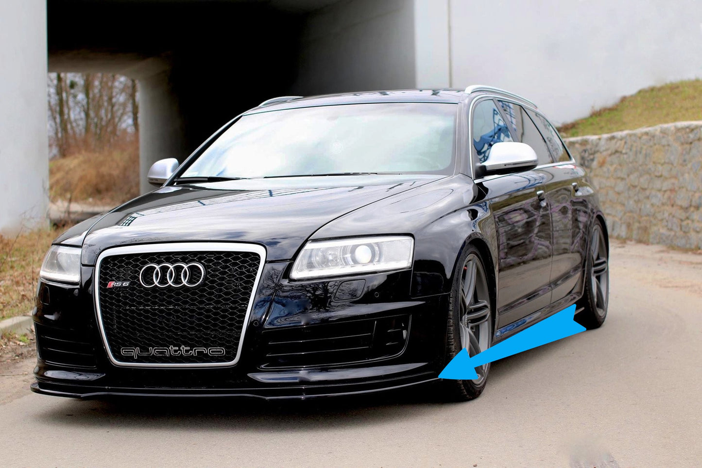 🔥FRONT SPLITTER SUITABLE FOR AUDI RS6 C6🔥