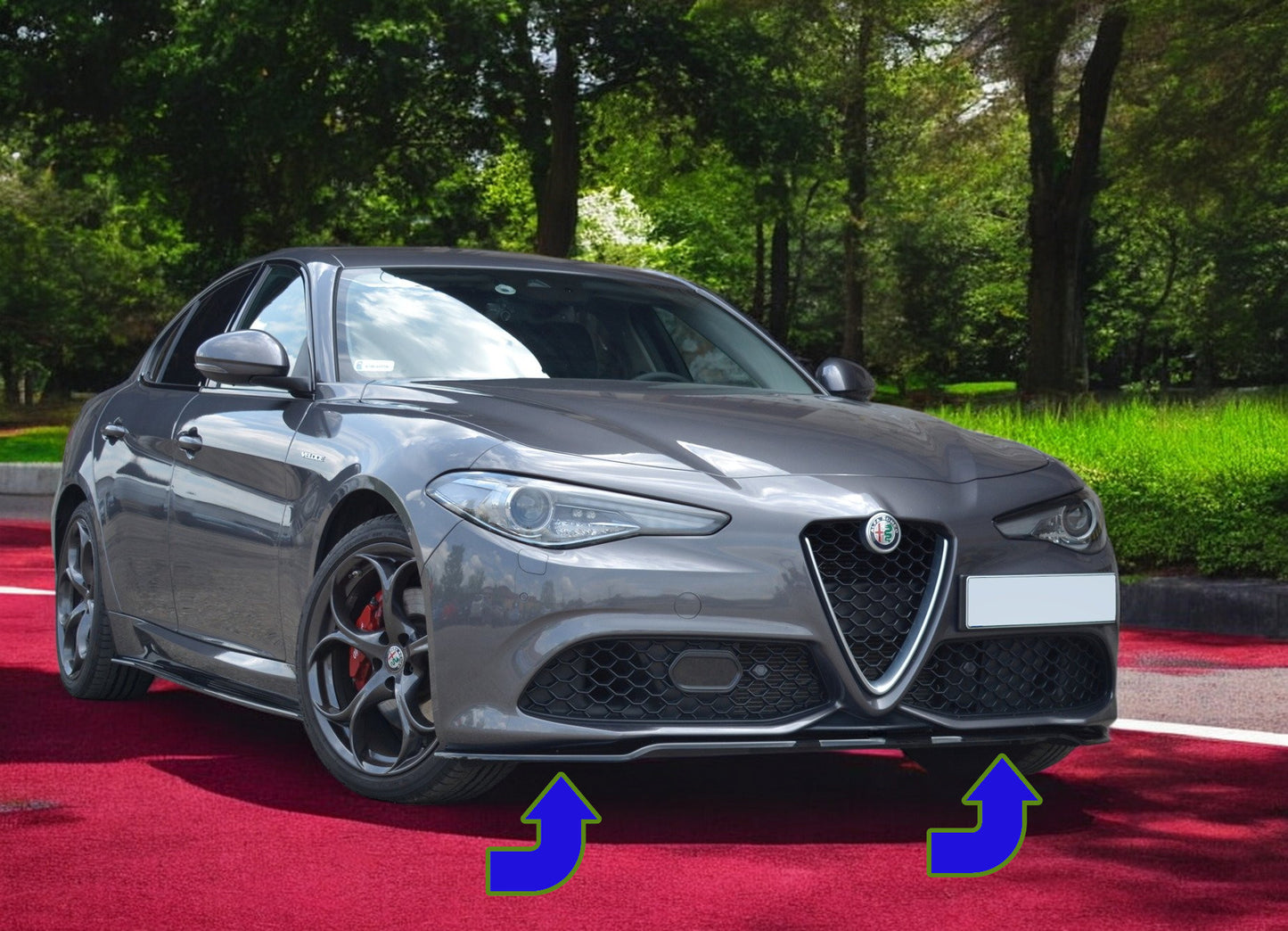 🔥SPLITTER ANTERIORE V.1 ALFA ROMEO GIULIA VELOCE🔥
