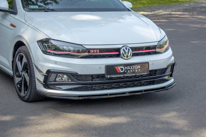 SPLITTER ANTERIORE V.1 ADATTO PER VW POLO MK6 GTI