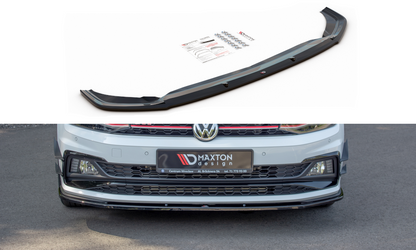 SPLITTER ANTERIORE V.1 ADATTO PER VW POLO MK6 GTI