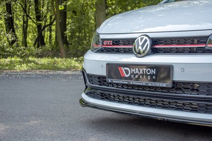 SPLITTER ANTERIORE V.2 VW ADATTO PER POLO MK6 GTI