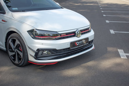 SPLITTER ANTERIORE V.5 adatto per VW POLO MK6 GTI