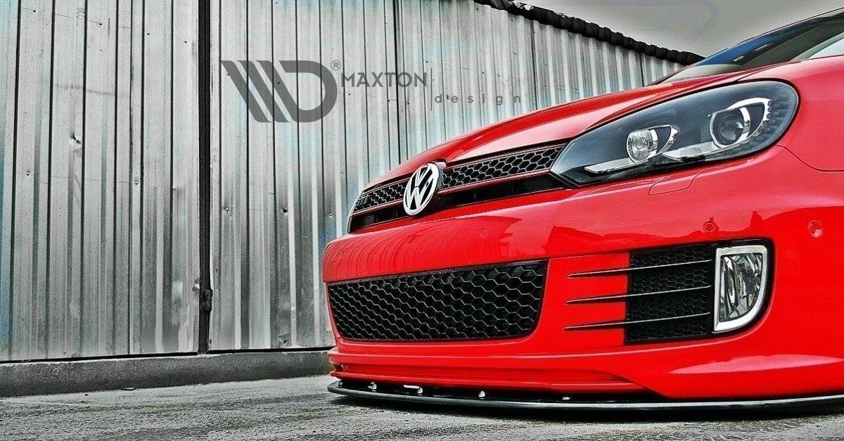 SPLITTER ANTERIORE VER.2 adatto per VW GOLF VI (PER GOLF GTI 35TH) 2008-2012