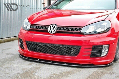 SPLITTER ANTERIORE VER.2 adatto per VW GOLF VI (PER GOLF GTI 35TH) 2008-2012