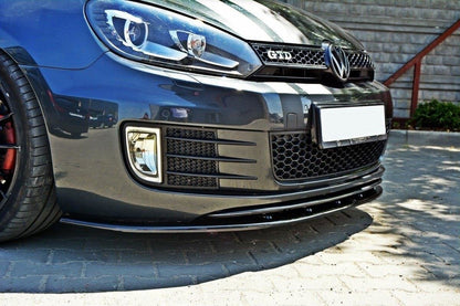 SPLITTER ANTERIORE VER.2 adatto per VW GOLF VI GTI 2008-2012