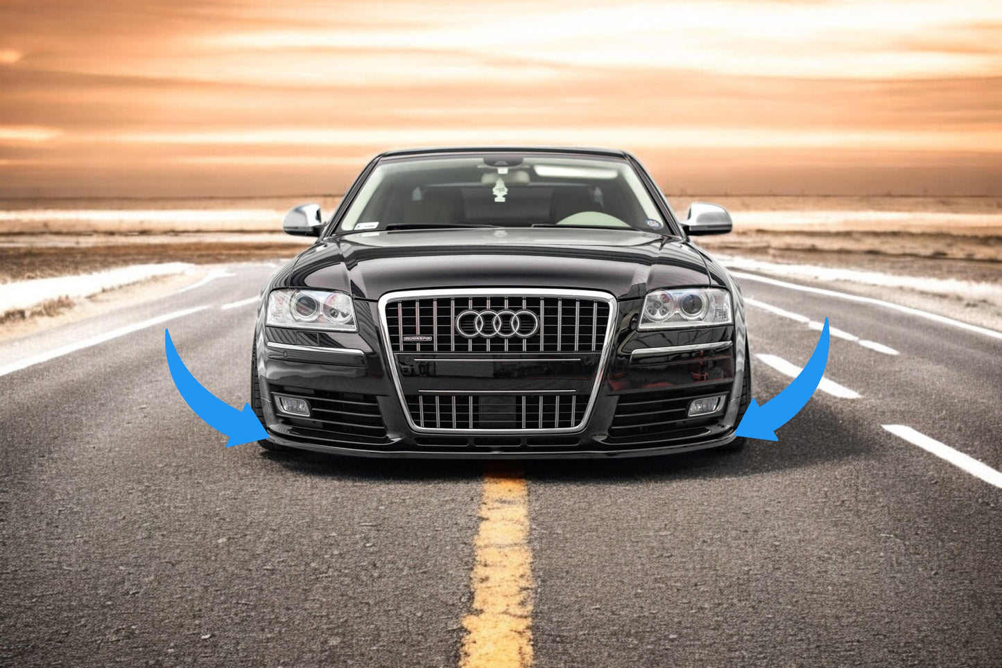🔥VW FRONT SPLITTER SUITABLE FOR AUDI S8 D3🔥
