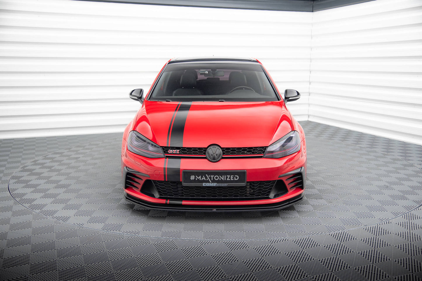 SPLITTER ANTERIORE adatto per VW GOLF MK7 GTI CLUBSPORT 2016-2017