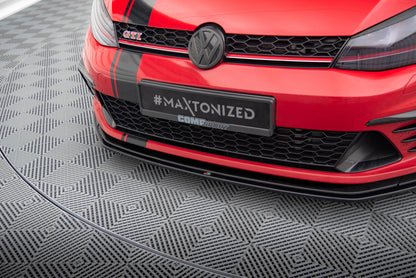 SPLITTER ANTERIORE adatto per VW GOLF MK7 GTI CLUBSPORT 2016-2017