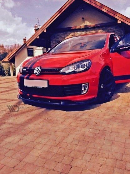 SPLITTER ANTERIORE ADATTO PER VW GOLF VI GTI 35TH 2008-2012