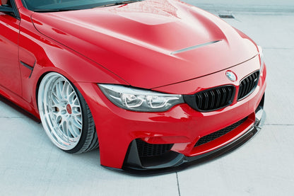 🔥Splitter anteriore + cornici per prese d'aria laterali BMW M3 F80🔥