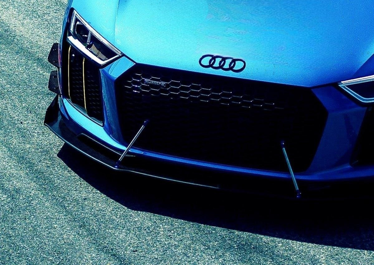 🔥Splitter Anteriore (canard) Adatto Per Audi R8 Mk.2🔥