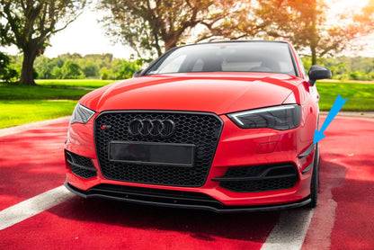 😎Front bumper (canard) Suitable for Audi S /A3 S-Line 8V Sedan/ Cabrio😎