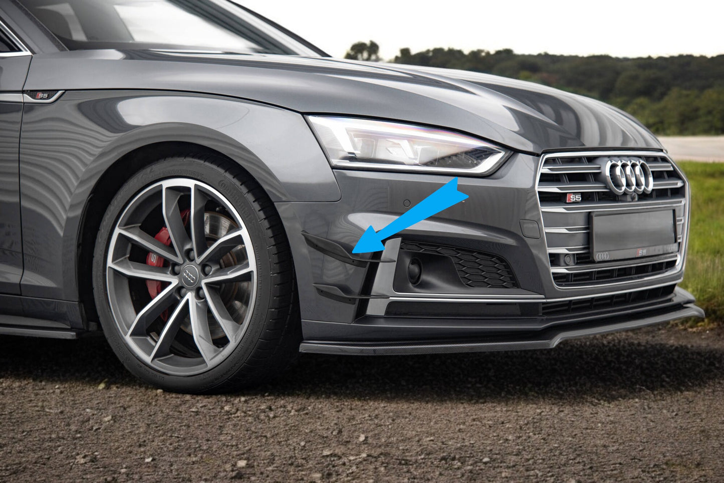 😍Bumper (canard) Suitable For Audi S5 / A5 S-Line Coupe / Sportback F5😍