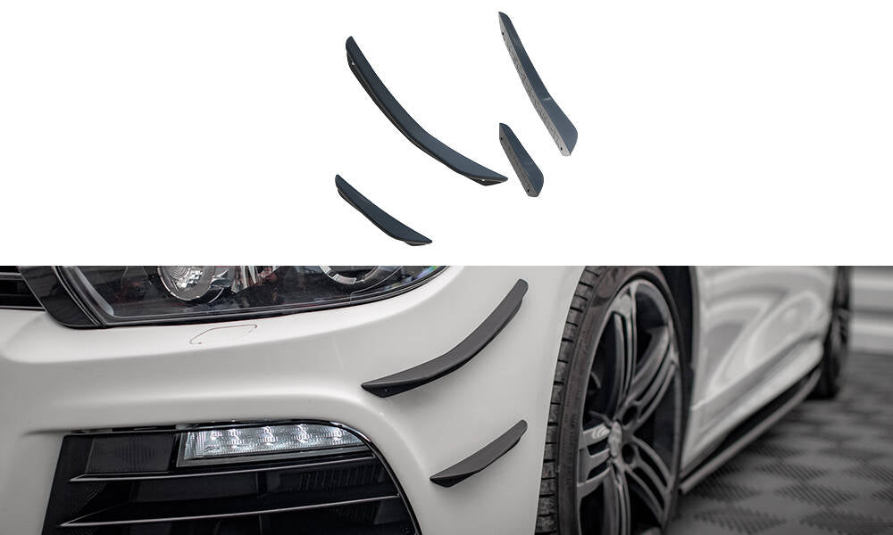 FLAPS ANTERIORI ADATTE PER VOLKSWAGEN SCIROCCO R MK3