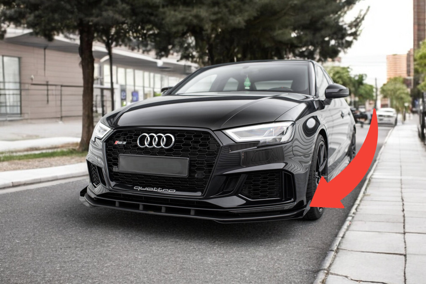 💥Alette anteriori adatto per Audi RS3 Sedan 8V Facelift💥
