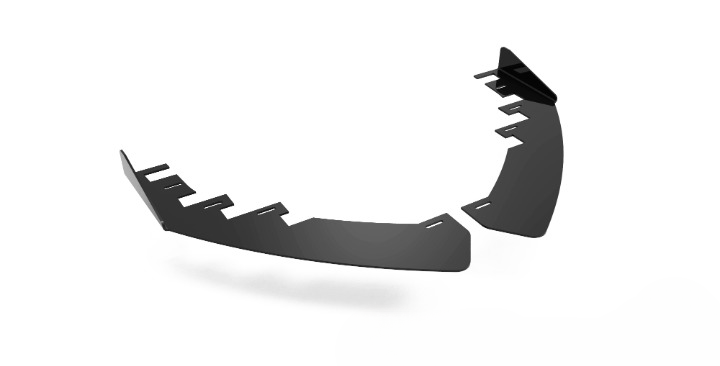 🔥Front spoiler suitable for Audi S3 / A3 S-Line Sportback 8V Facelift🔥