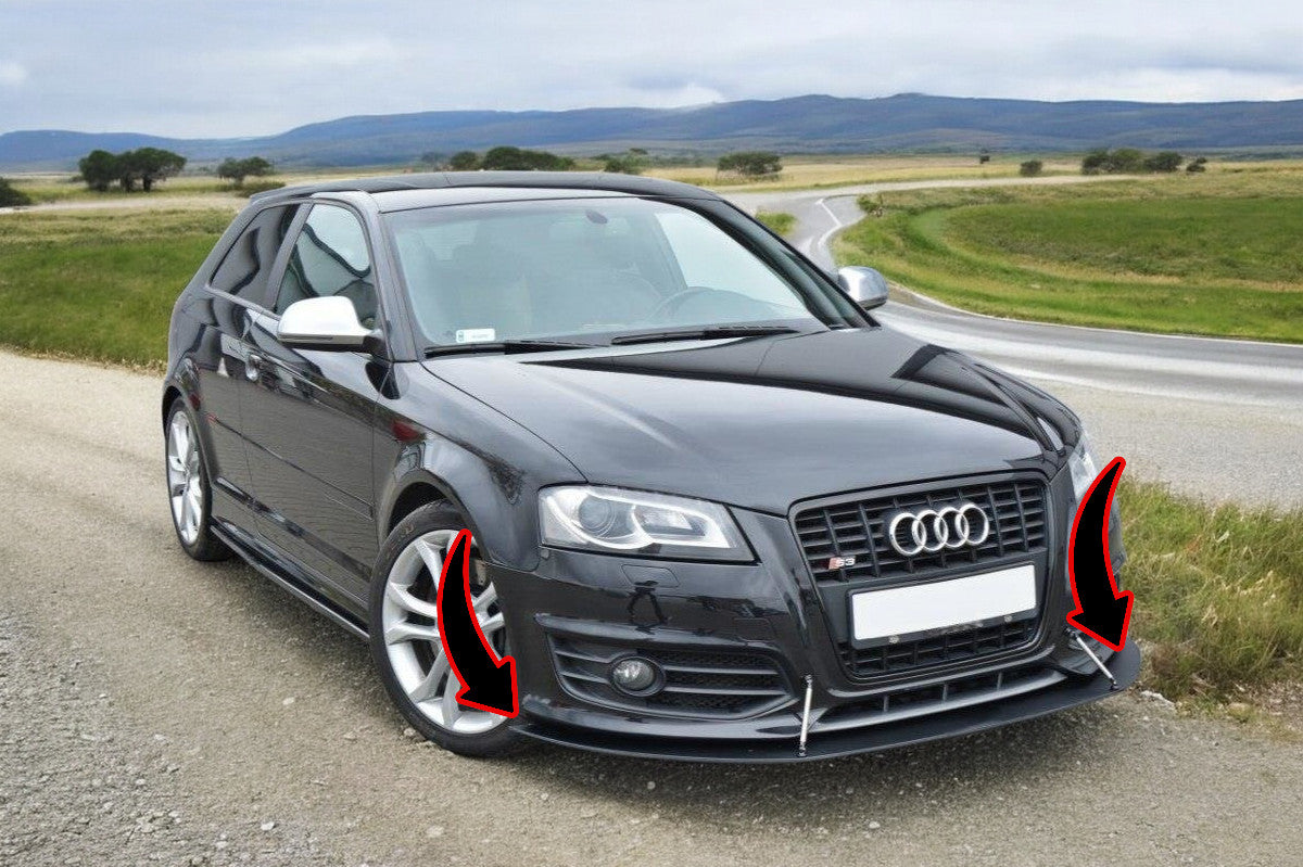 ⭐Racing front splitter suitable for Audi S3 8P FL⭐