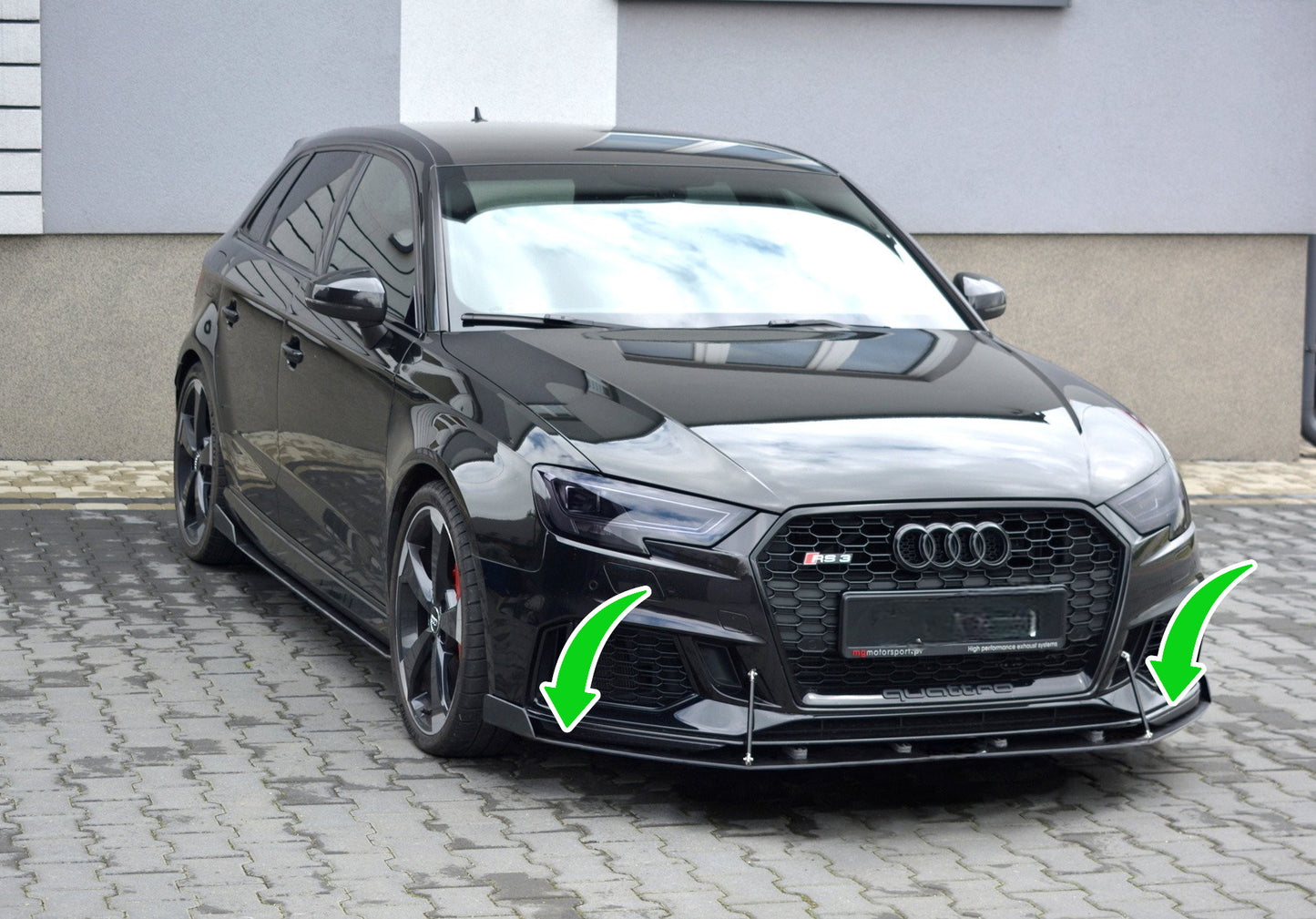 ✨Front Splitter V.1 suitable for Audi RS3 8V FL Sportback✨