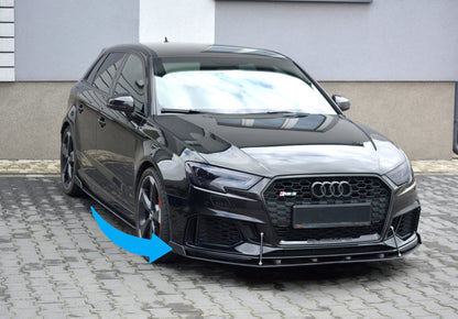 🔥Splitter Racing Front V.1 Audi RS3 8V FL Sportback🔥