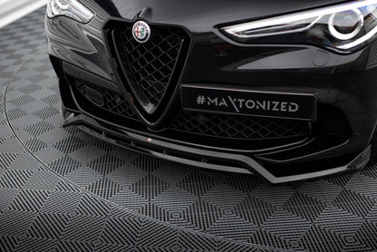 ⭐ SPLITTER ANTERIORE PER ALFA ROMEO STELVIO QUADRIFOGLIO MK1 ⭐