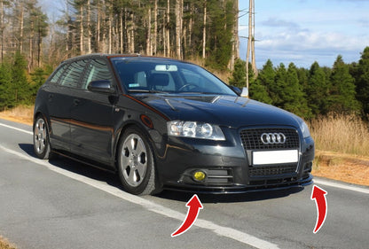 💫Front splitter suitable for Audi A3 8P S-Line💫