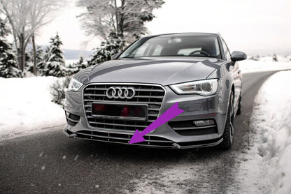😎Front splitter suitable for Audi A3 Sportback 8V😎