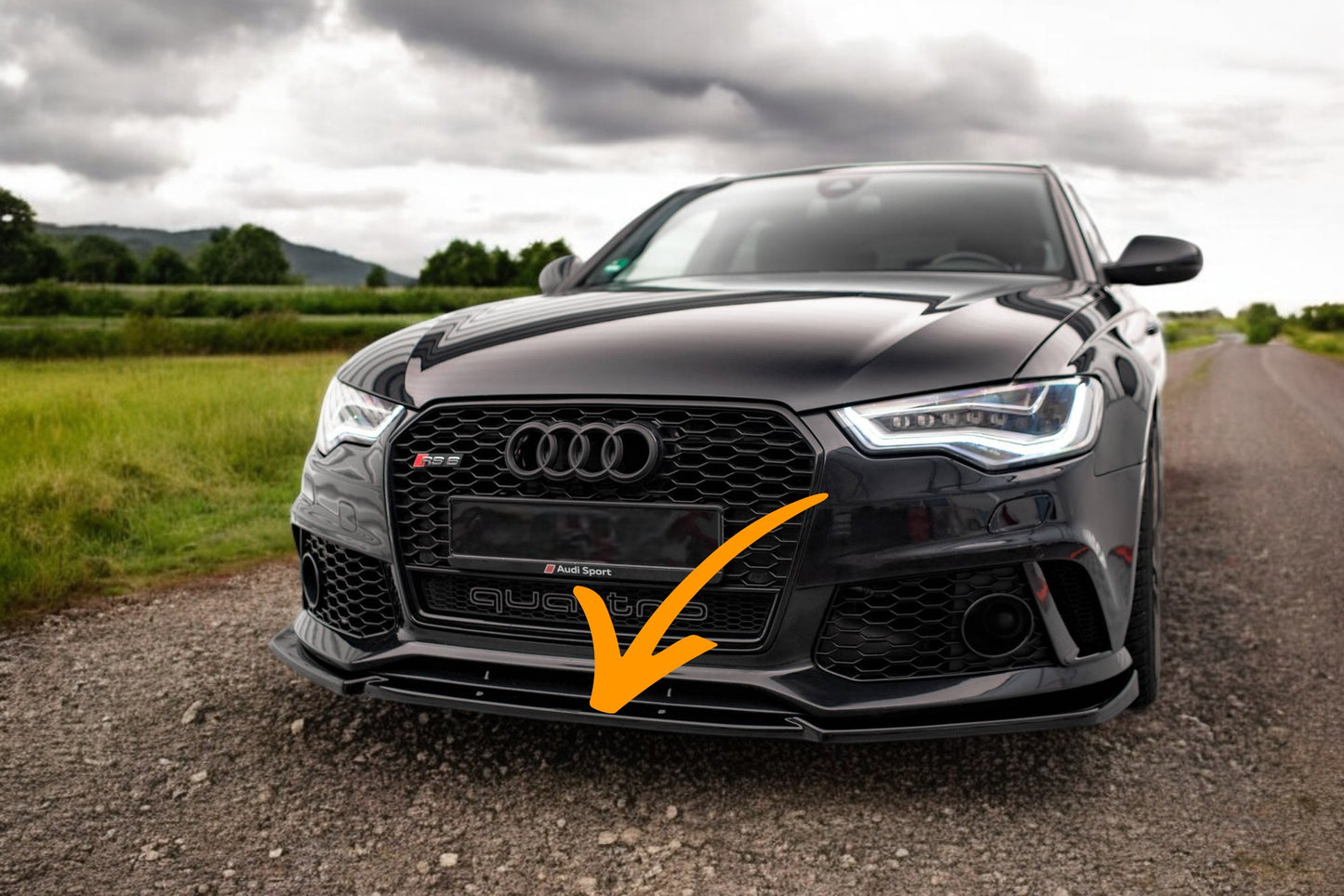 Front Splitter Suitable For Audi A6 RS6 Look C7