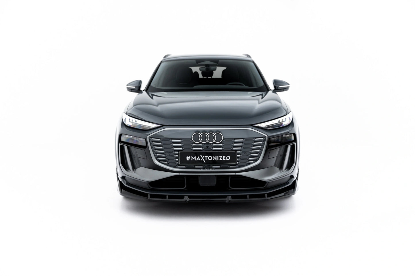 💫ART.8978 Splitter Anteriore per Audi Q6 e-tron Standard / S-Line / SB Mk1 💫