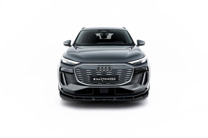 💫ART.8978 Splitter Anteriore per Audi Q6 e-tron Standard / S-Line / SB Mk1 💫