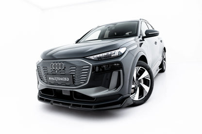 💫ART.8978 Splitter Anteriore per Audi Q6 e-tron Standard / S-Line / SB Mk1 💫