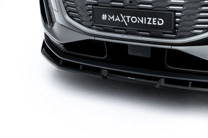 💫ART.8978 Splitter Anteriore per Audi Q6 e-tron Standard / S-Line / SB Mk1 💫