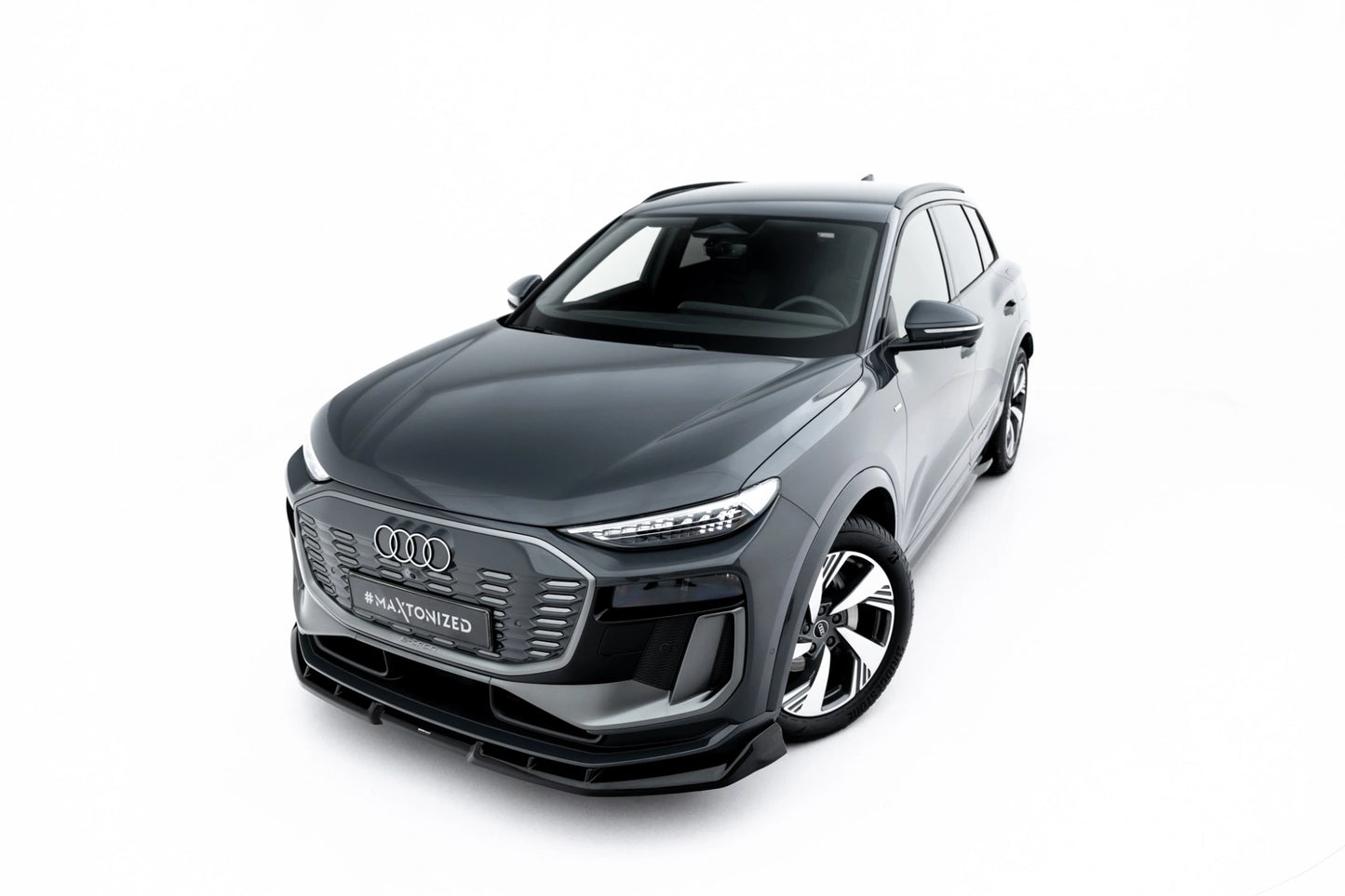 💫ART.8978 Splitter Anteriore per Audi Q6 e-tron Standard / S-Line / SB Mk1 💫