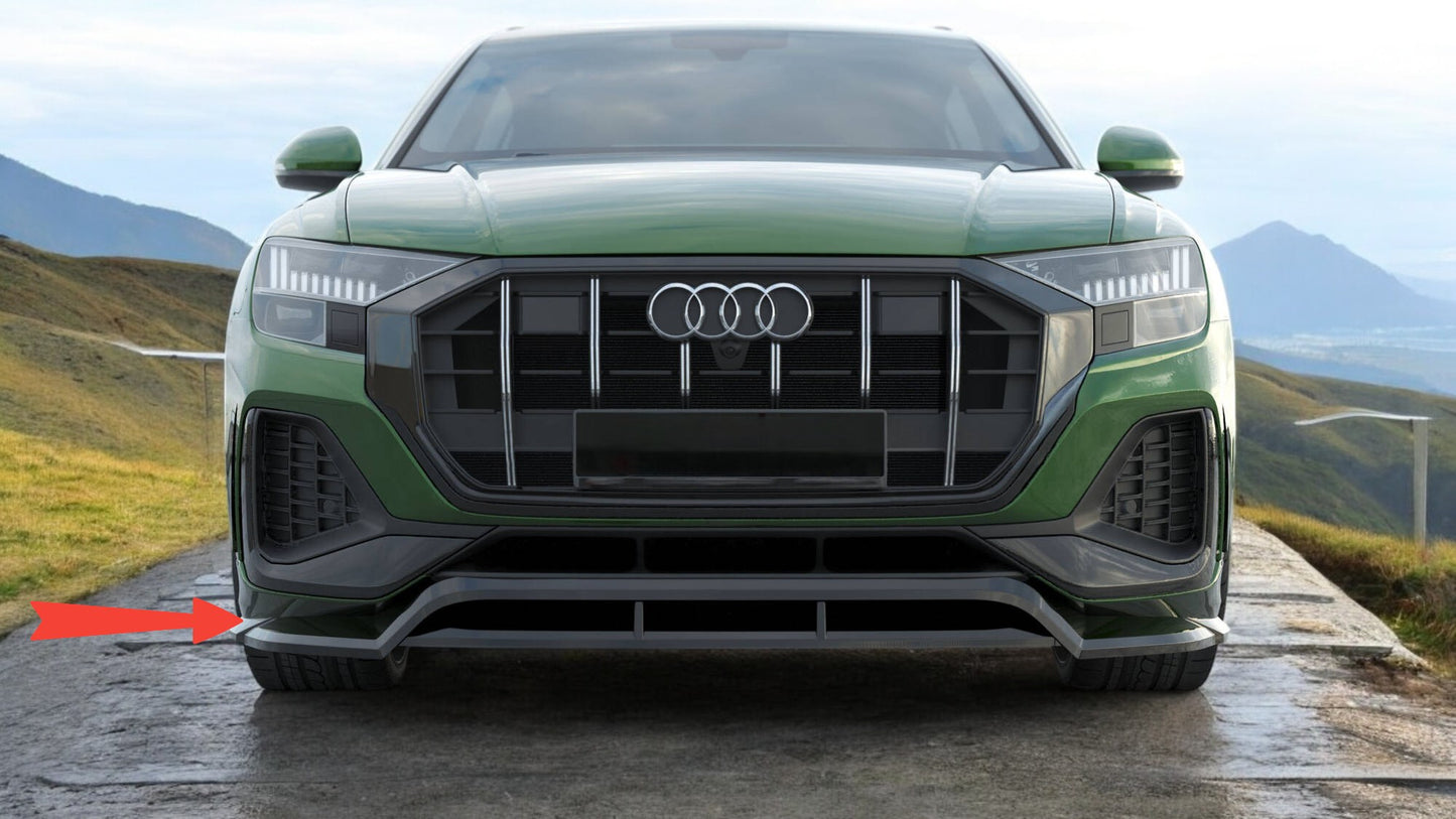 😎Splitter anteriore adatto per Audi Q8 Mk1 Facelift😎
