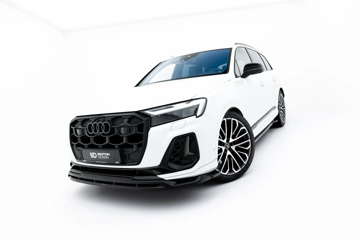 💫ART.8969 Splitter Anteriore Nero Lucido per Audi SQ7 Mk2 Facelift 2 2023+💫
