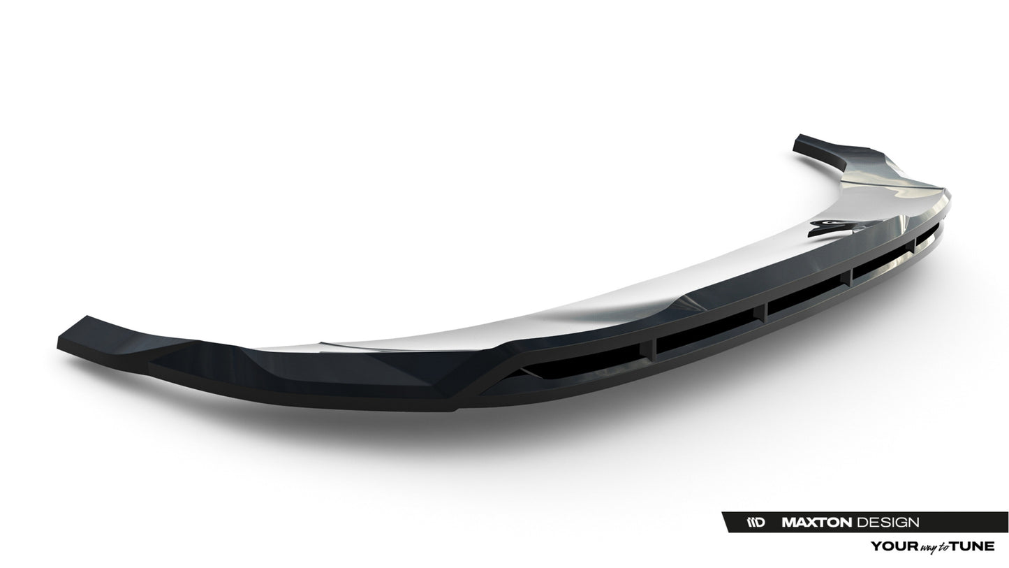 💫ART.8969 Splitter Anteriore Nero Lucido per Audi SQ7 Mk2 Facelift 2 2023+💫