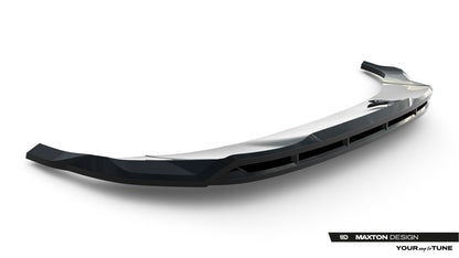 💫ART.8969 Splitter Anteriore Nero Lucido per Audi SQ7 Mk2 Facelift 2 2023+💫