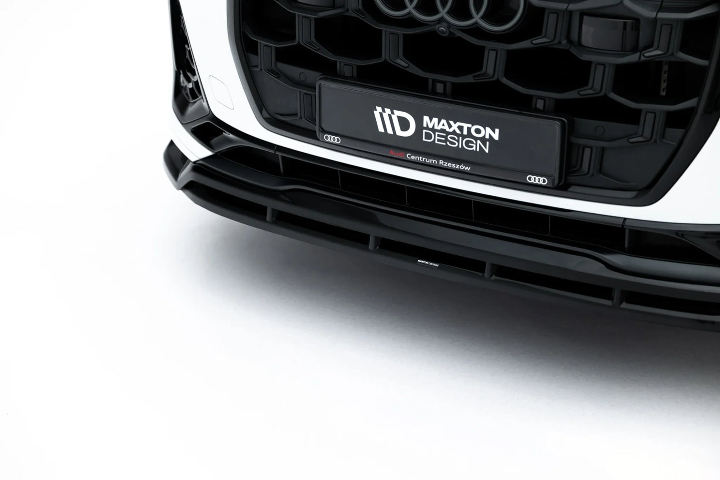 💫ART.8969 Splitter Anteriore Nero Lucido per Audi SQ7 Mk2 Facelift 2 2023+💫