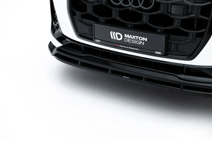 💫ART.8969 Splitter Anteriore Nero Lucido per Audi SQ7 Mk2 Facelift 2 2023+💫