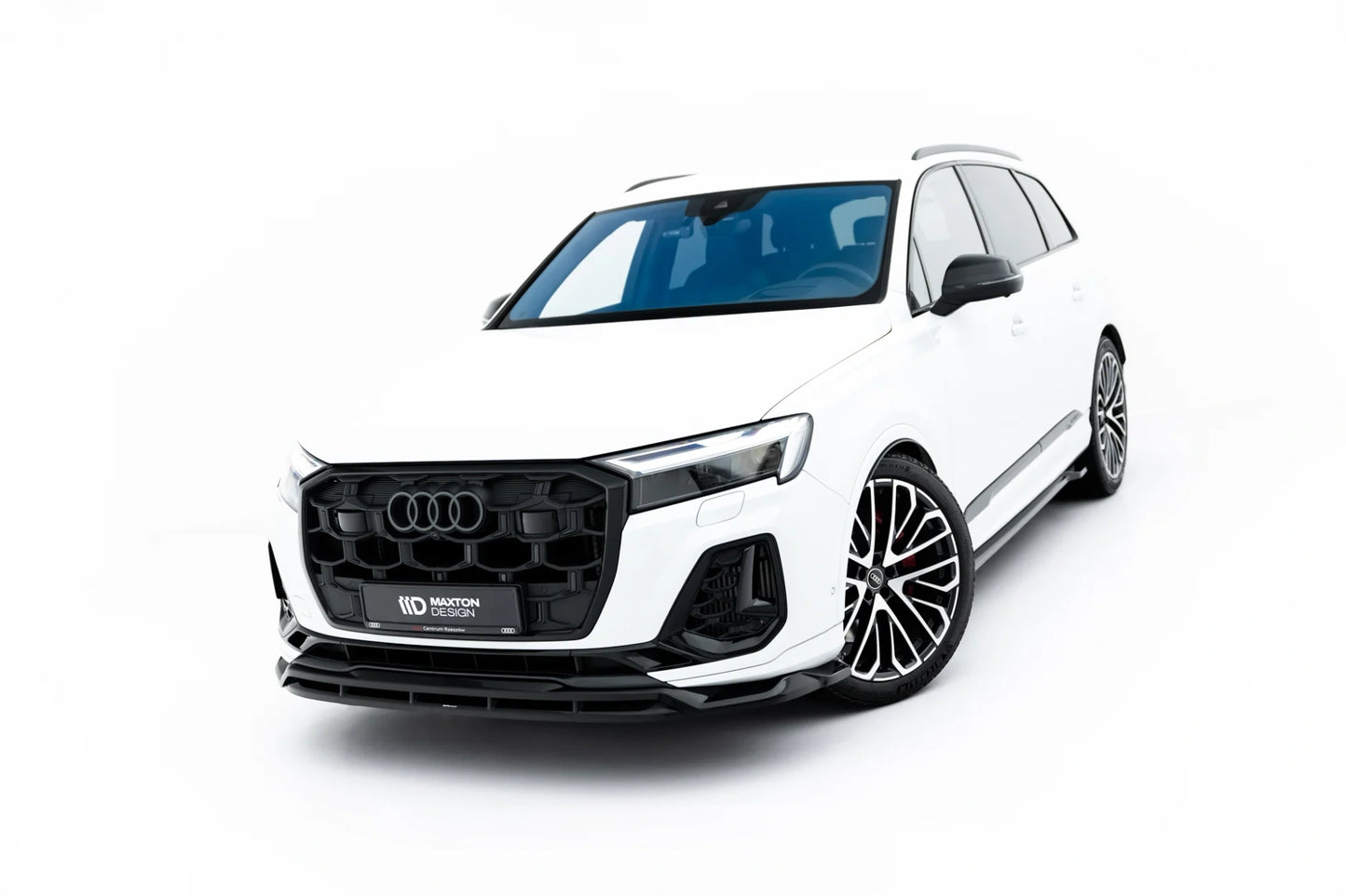 💫ART.8969 Splitter Anteriore Nero Lucido per Audi SQ7 Mk2 Facelift 2 2023+💫