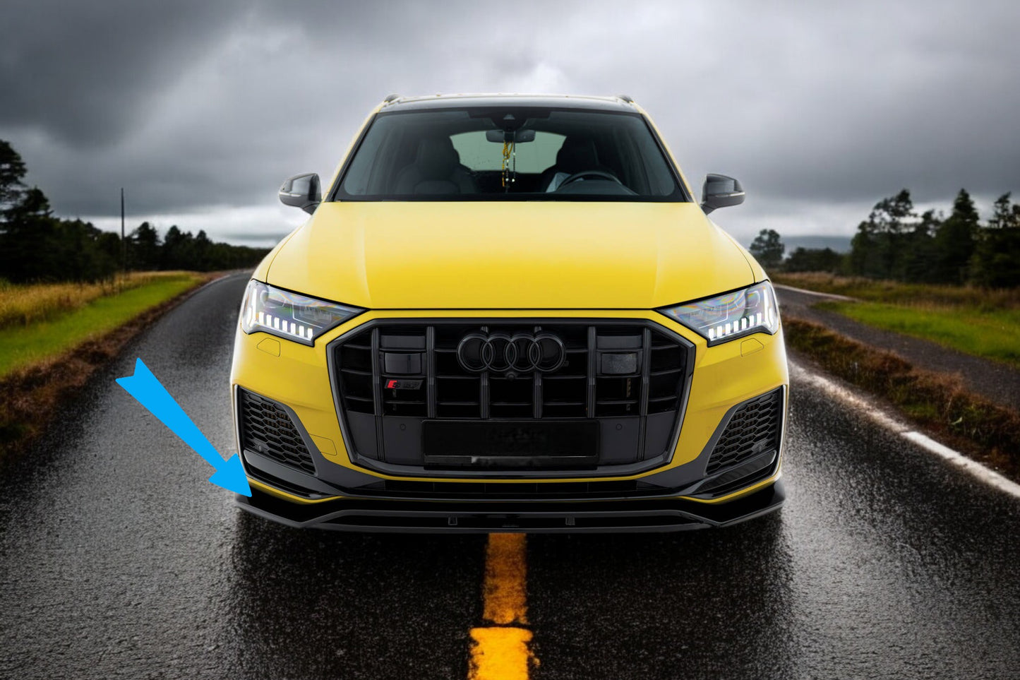 😎Front splitter Audi SQ7 /Q7 S-Line Mk2 (4M) Facelift😎